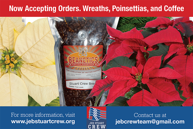 Now Accepting Orders for Wreaths, Poinsettias, and Stuart Crew Brew