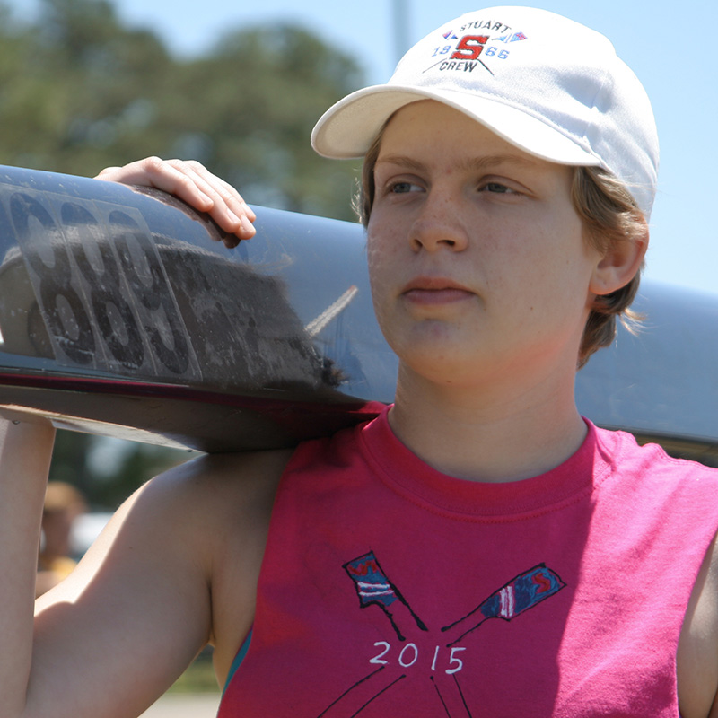 Stuart Crew Grad, Laura Hegemann, Rowing in Women’s 2nd Varsity 8 at Rutgers