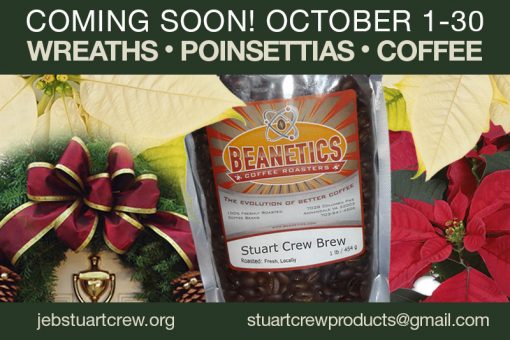 Coming Soon! Wreath, Poinsettia, Crew Brew Coffee Fundraiser