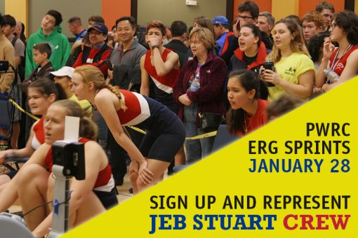 PWRC Erg Sprints Jan. 28: Event Sign Ups at Practice