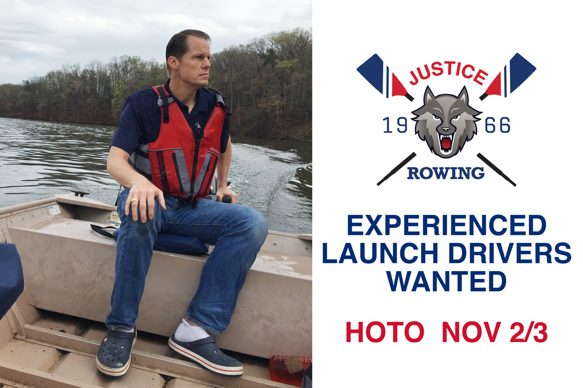 Head of the Occoquan Needs Launch Drivers Nov. 2/3