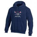 Squad Locket navy fleece hoodie
