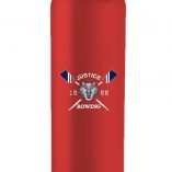 Squad locket water bottle red